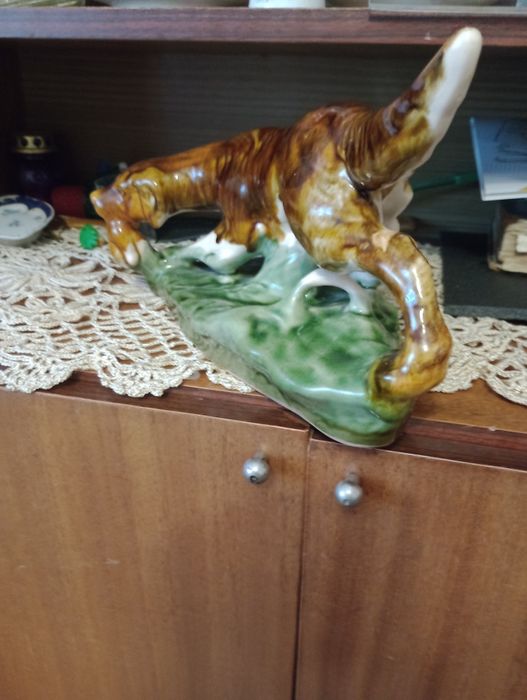 Собака на полюванні.