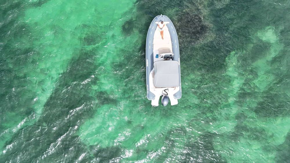 RIB ponton łódź motorowa nowa 2025 silnik Yamaha 200 KM, CE:B, 14 osób