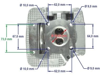 Głowica do motocykla Yamaha YBR XT-R 125cc 4T