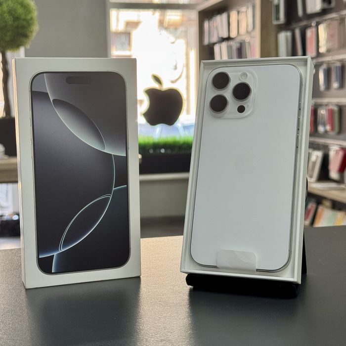 Новий open box - iPhone 16 Pro Max White 512 Gb Магазин / Гарантія не активований