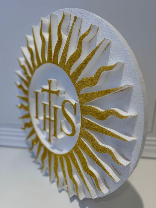 Hostia styropianowa wysokość 49cm Komunia, Boże Ciało
