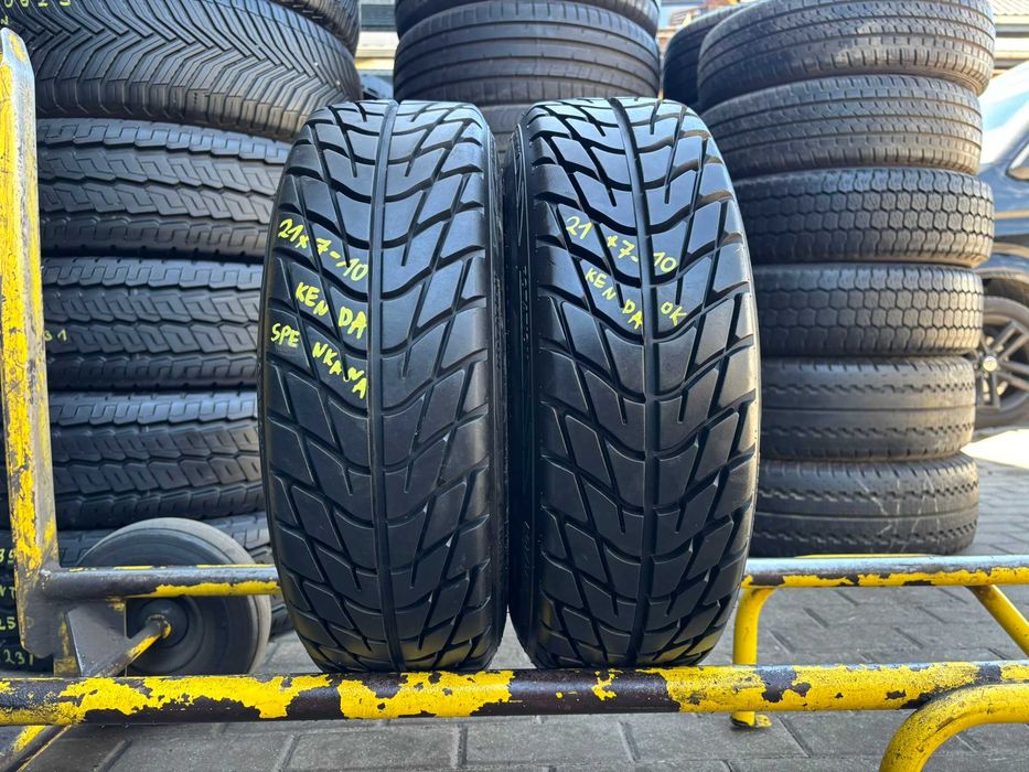 2X OPONY ATV UTV QUAD AT 21X7-10 | 21X7R10 | 175/75-10 | 175/75R10 Kenda Speedracer 4PR 25N 7.5MM TUBELESS Sprawdzone Całe!
