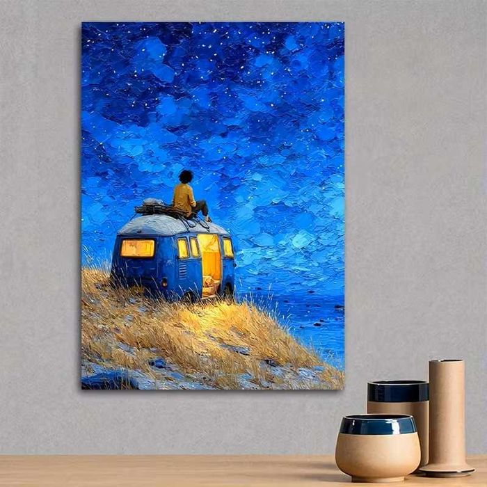 Malowanie Dekoracyjne "Marzycielskie Niebo Gwiezdne