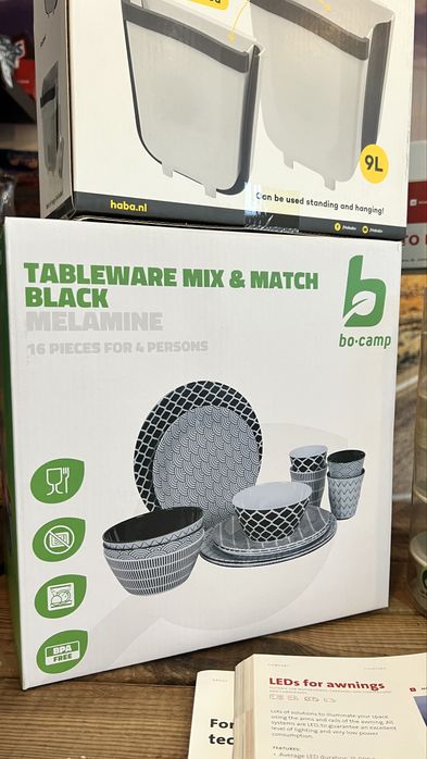 pratos melamina 16peças Autocaravana