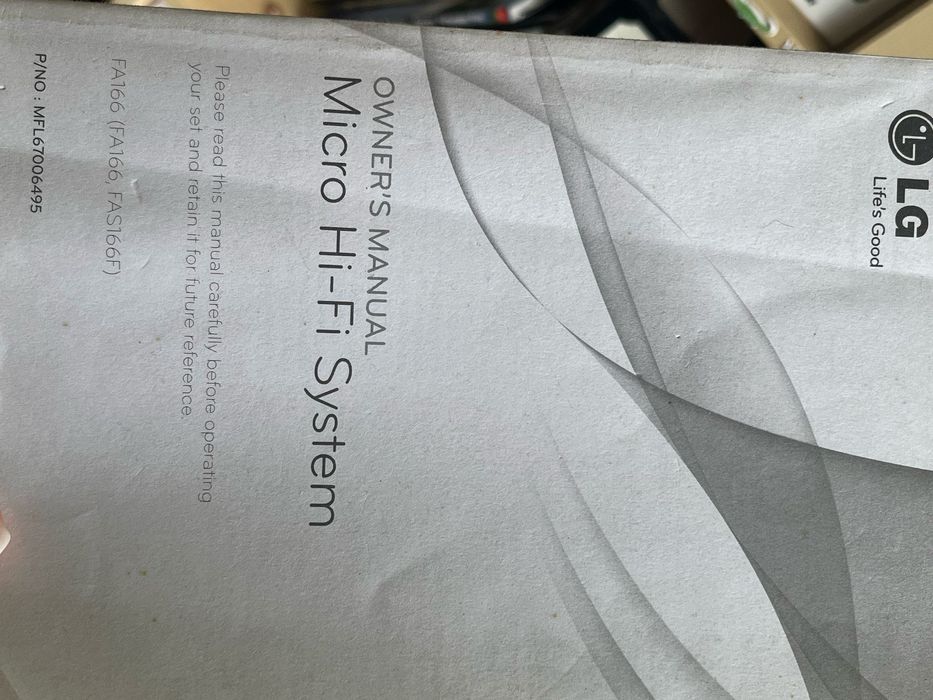 Aparelhagem som LG MICRO HI FI SYSTEM, sem cd não está a reproduzir