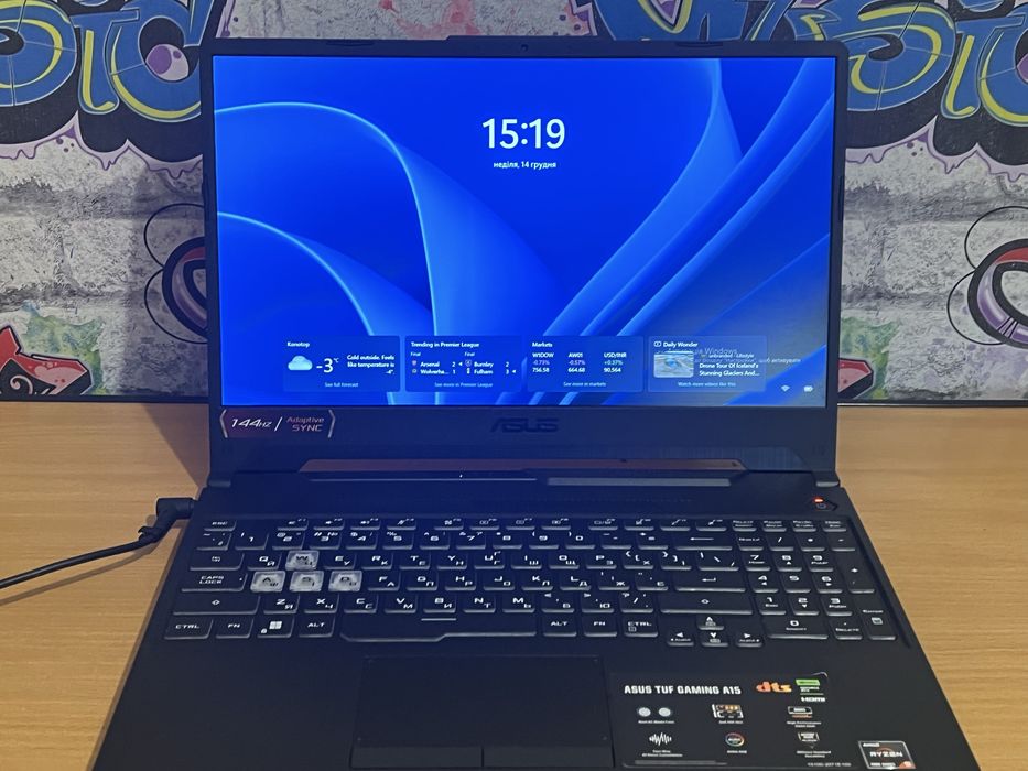 Ноутбук Asus Tuf Gaming A15 /AMD Ryzen5 7535HS/RTX3050(4ГБ)/16ГБ/512ГБ