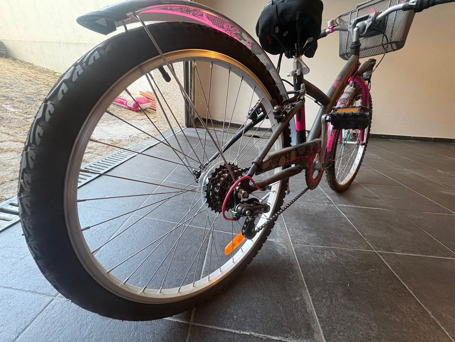 Bicicleta de menina 7-16 anos