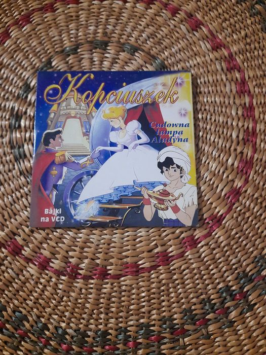 VCD z bajkami Kopciuszek i Cudowna lampa Aladina