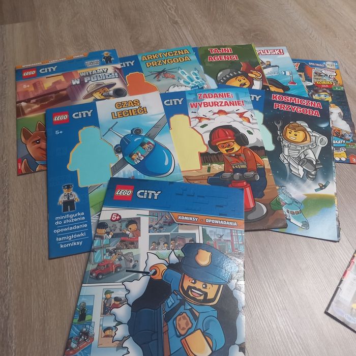 Komiksy lego city 14 sztuk