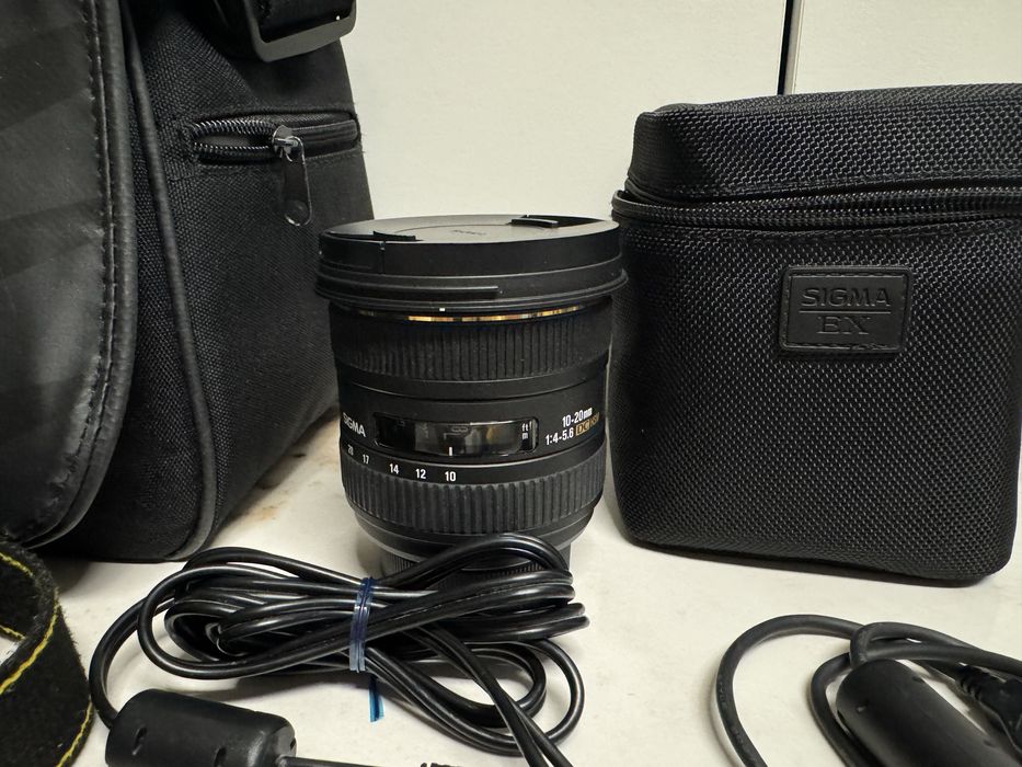 Lustrzanka Nikon D3200 + SIGMA EX