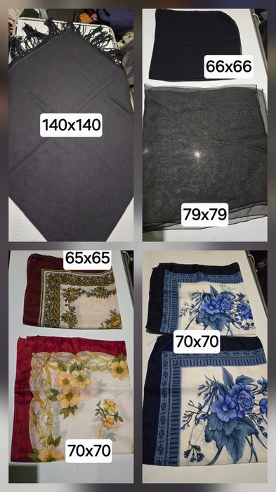 Хустки жіночі різні