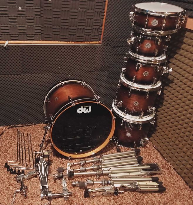 Bateria DW pdp Concept Maple Exotic + Hardware Yamaha HW3 (Aluminio) + Sacos p/tudo