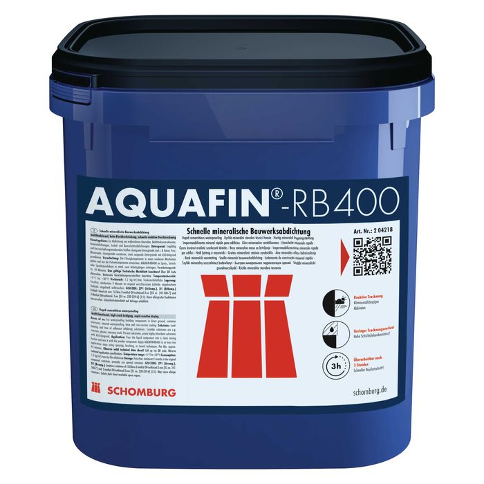 Zaprawa uszczelniająca AQUAFIN-RB400 , hydroizolacja PROMOCJA przy 20 wiaderkach