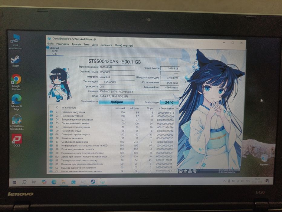 14" Lenovo Thinkpad E420/ i3-2310m/ 6Gb DDR3 /500Gb HDD