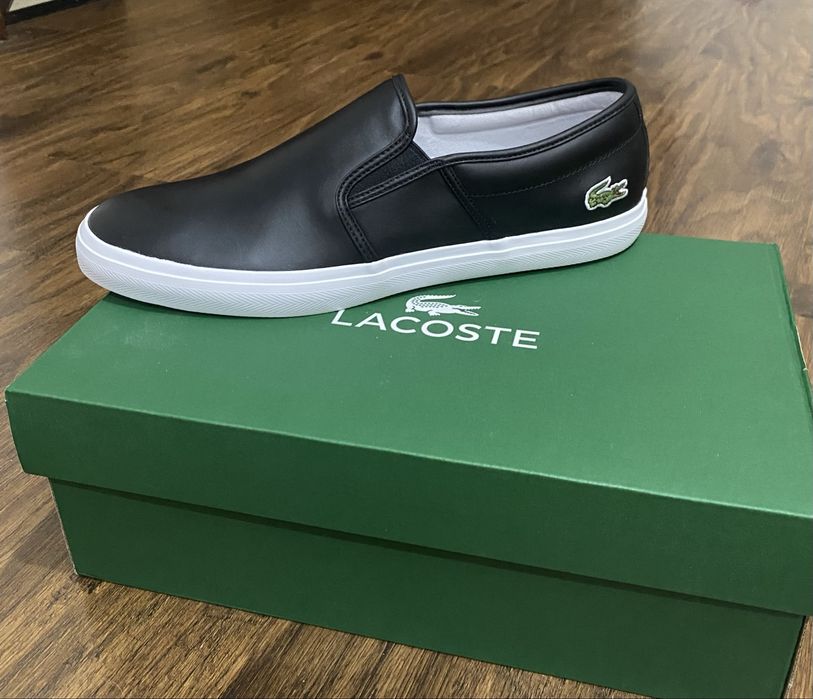 Чоловічі шкіряні сліпони Lacoste Tatalya