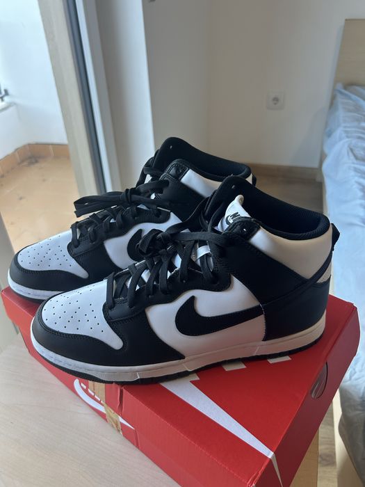 Nike Dunk High Retro Black White Originais Novas – Nº45 – 75€