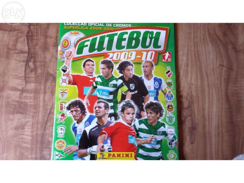 Cadernetas cromos futebol