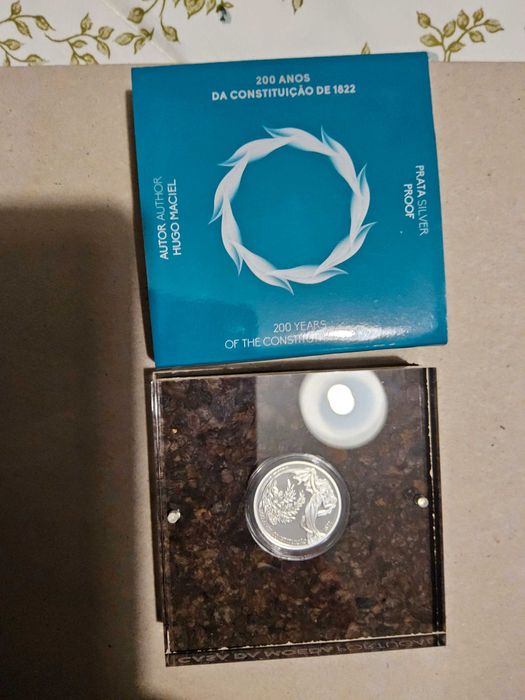 2,5€ proof e 5€ proof de 2022 (200 anos constituição e arte da porcelana)