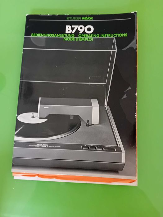 revox B790 turntable linear tracking