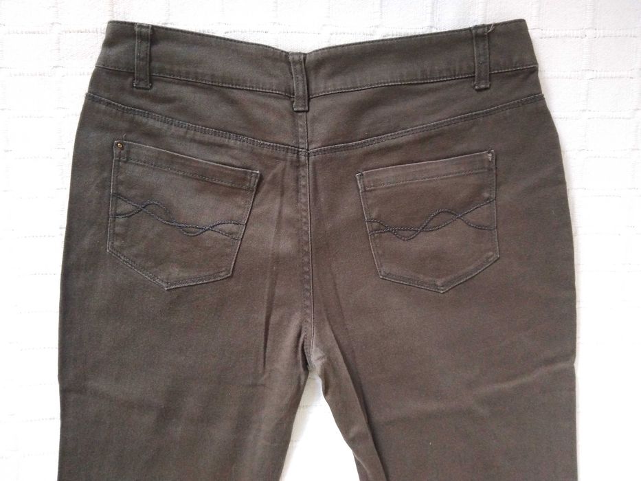 Calças Ganga Castanhas Coloured Skinny Denim Co. 38