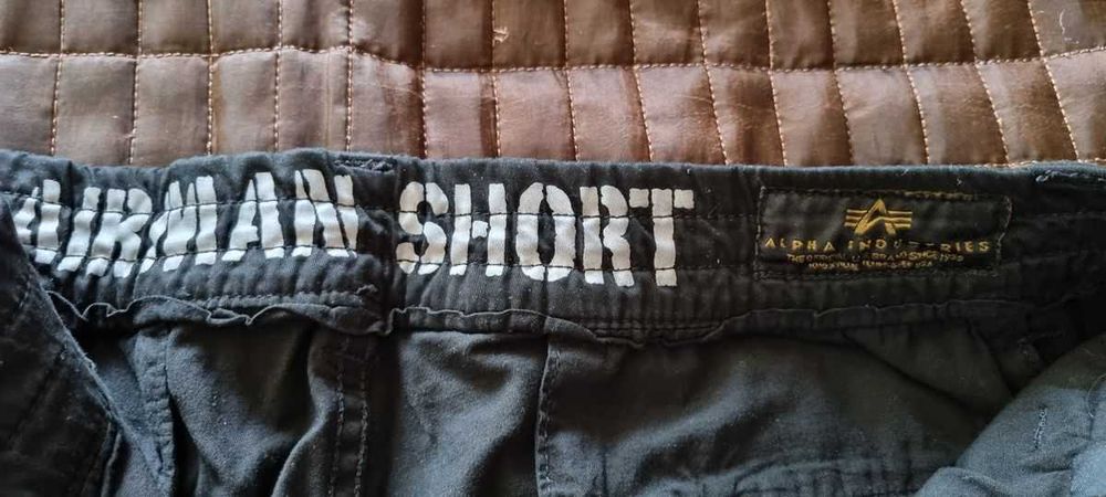 Alpha Industries Airman Short 32 spodenki czarne nowe 116211/03 black