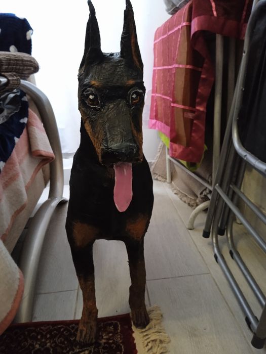 Собака декор.доберман