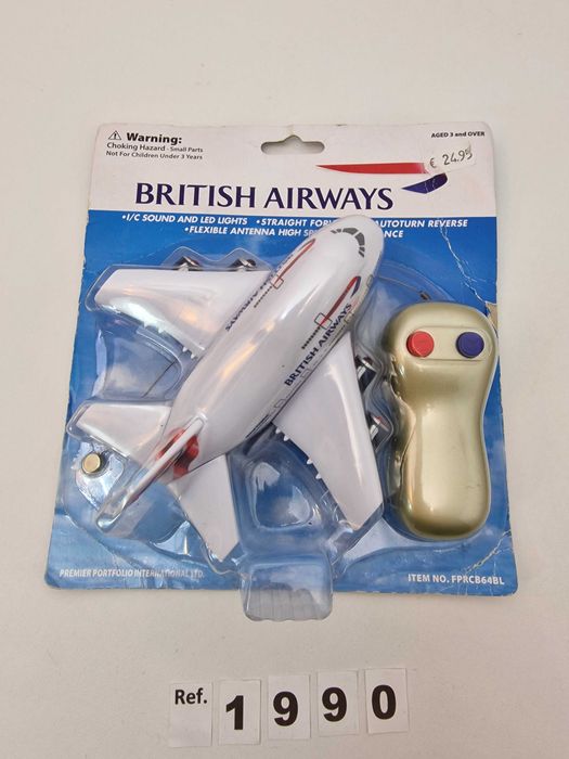 Miniatura de Avião Telecomdado da British Airways United Kingdom