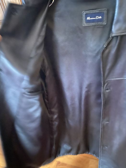Casaco couro Massimo Dutti