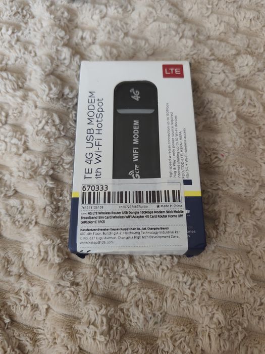 Новий 4G LTE USB Wi-Fi модем роутер під SIM-карту (150 Mbps)