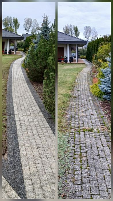 Mycie i Impregnacja kostki brukowej.