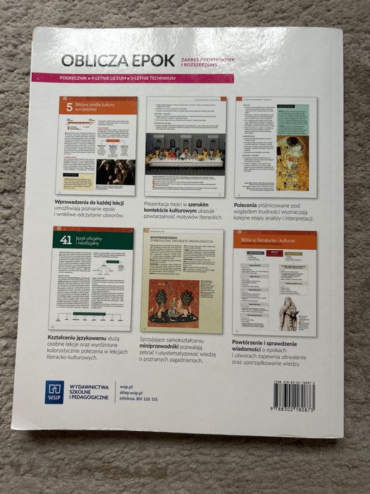 Podręcznik Oblicza Epok zakres podstawowy i rozszerzony 1.1