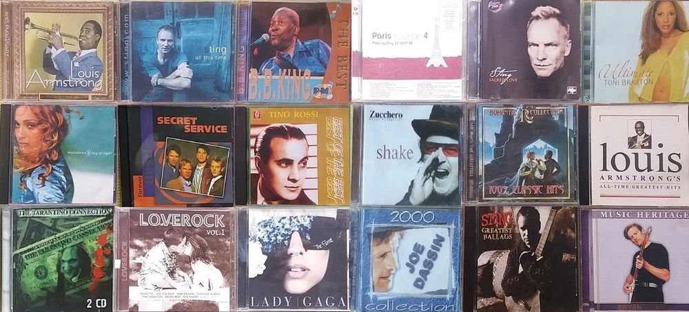 100 музыкальных дисков сд cd по дешевой цене
