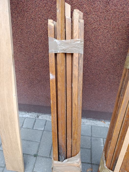 schody dębowe tralki dębowe 40 sztuk