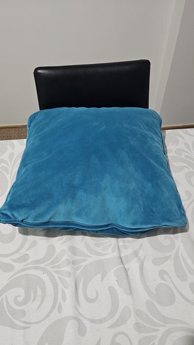 2 almofadas azul turquesa