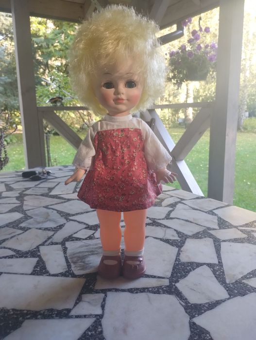 Stara lalka, radziecka, CCCP, czasy PRL