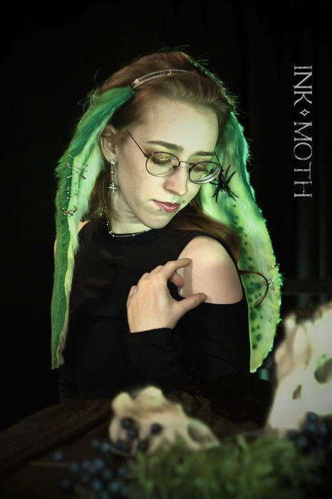 Idealne na Halloween/cosplay/przebranie ręcznie robione uszy na opasce