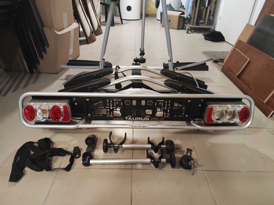 Bagażnik rowerowy na hak, 4 rowery