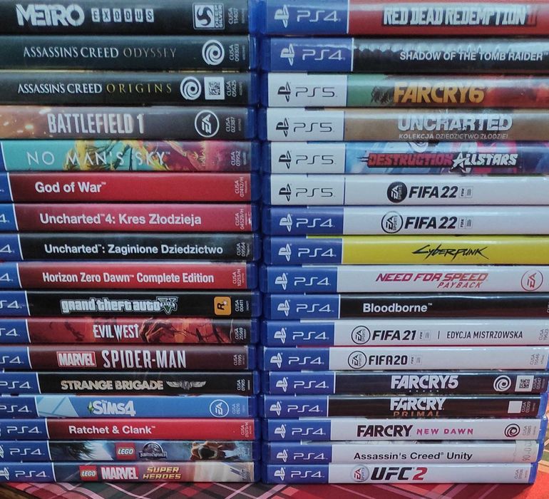 Gry na Playstation PS4/PS5 polecam!!!
