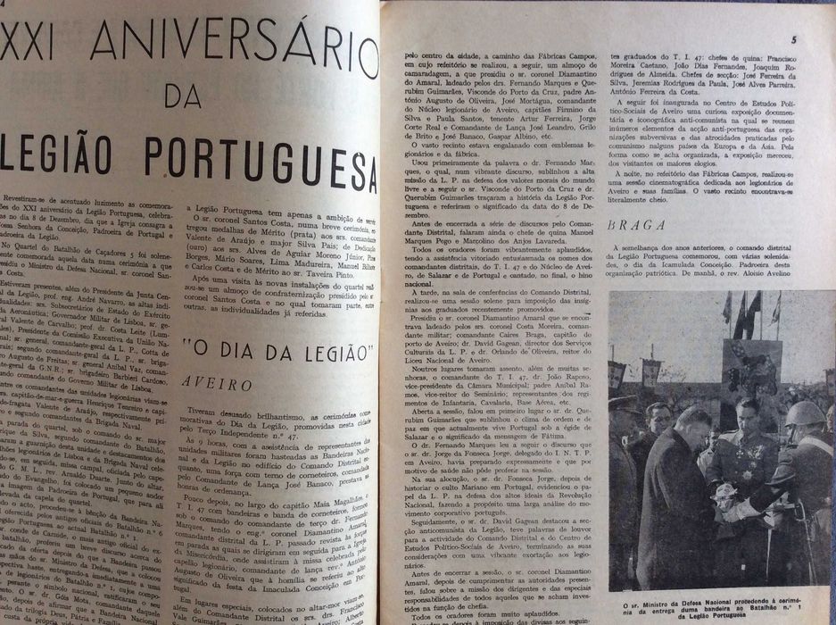 Legião em Marcha. Revista da Legião Portuguesa, Dezembro de 1957