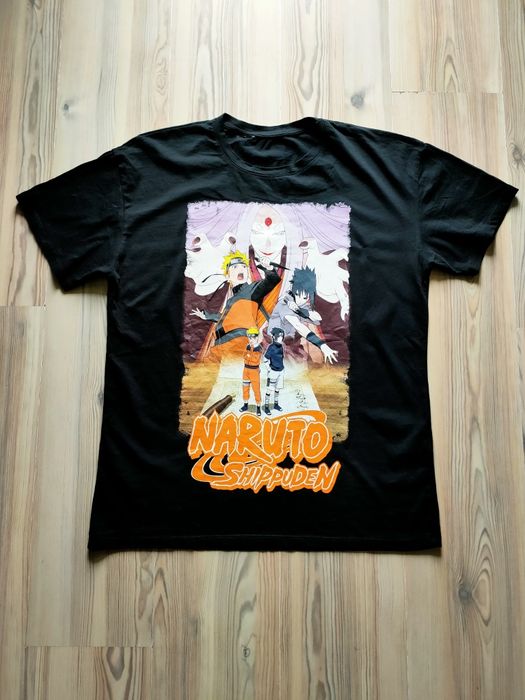 Czarna koszulka Naruto rozmiar M