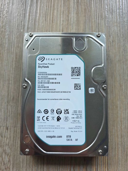 Dysk Seagate SkyHawk 8TB