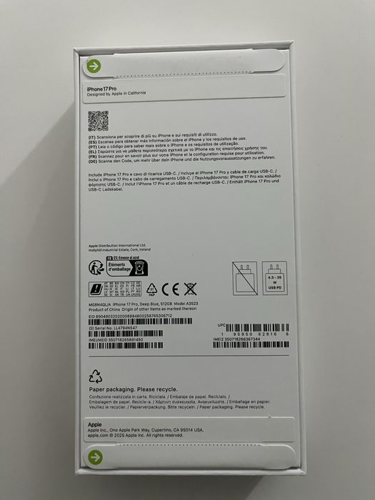 Iphone 17 Pro 512g