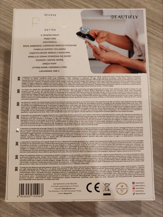 Urządzenie do mezoterapii bezigłowej Beautifly B-Glossy PRO