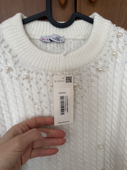 Сверт кофта в молочному кольорі