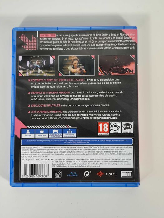 Wanted: Dead - Playstation 4 PS4