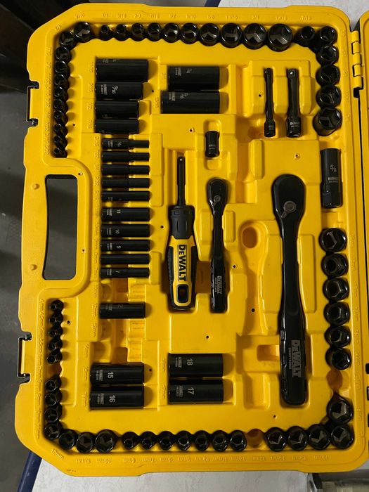 caixa chaves ferramentas dewalt