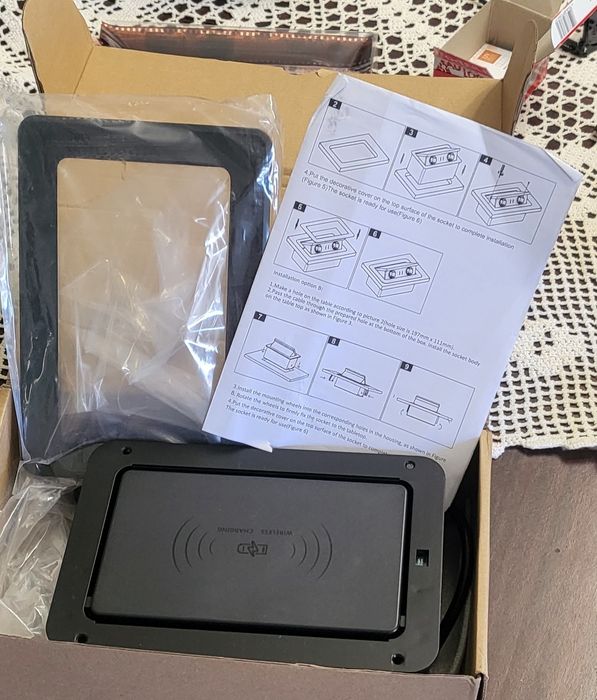 Tomada embutida para bancada