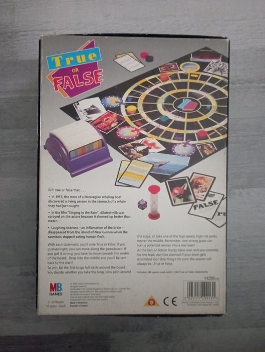Jogo de tabuleiro True or False