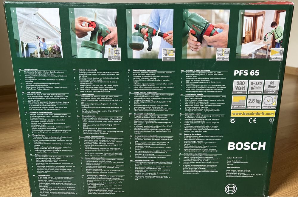 Bosch PFS 65 - Pistolet natryskowy