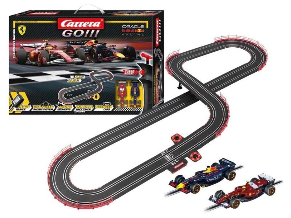 Carrera GO! - Champion's Racing 4,3m pudełko,400x100 mm